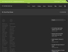 Tablet Screenshot of mthoodrealestate.net